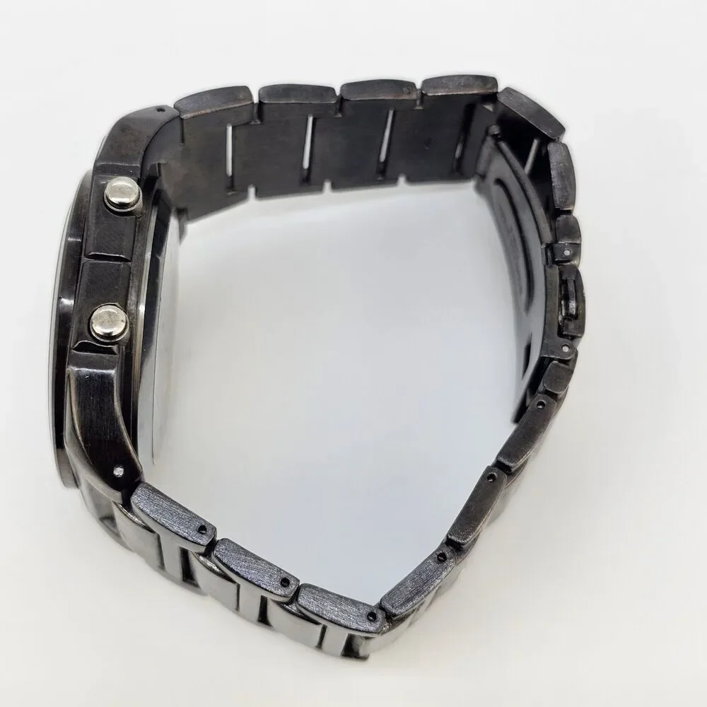 Kenneth Cole Unlisted Men Digital Watch 44MM Black Bracelet Band 7